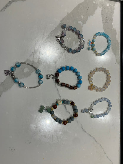 Glass bead luxury bracelets